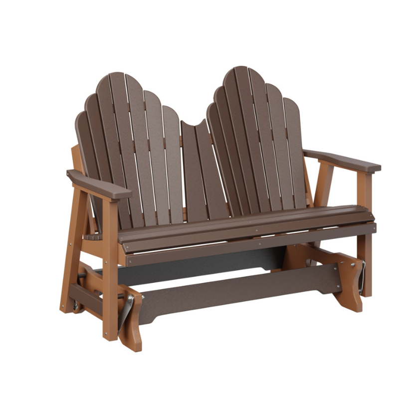Cozi Back Double Glider - Chocolate Brown + Cedar 