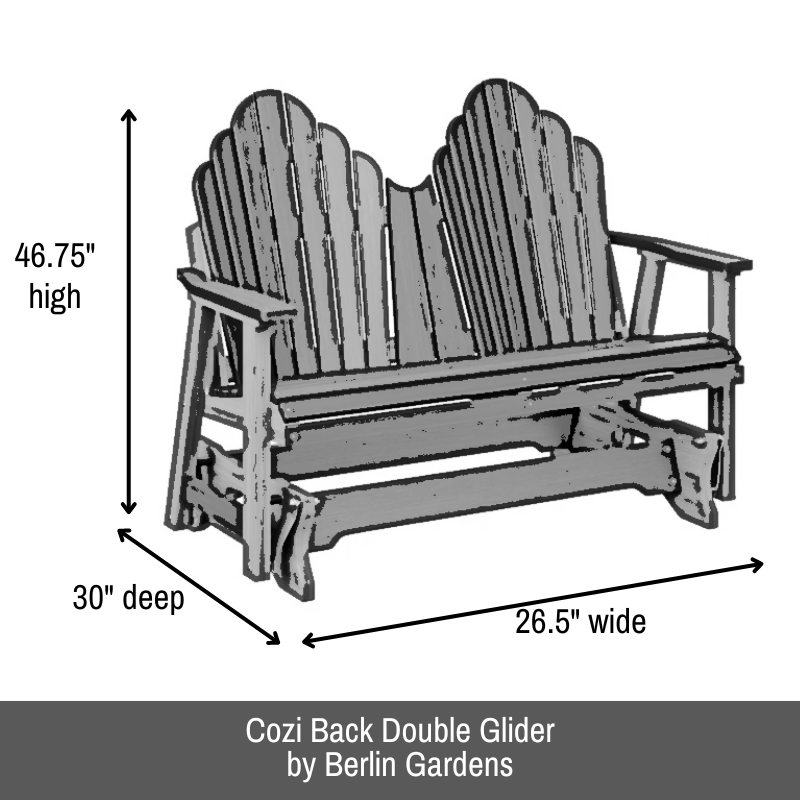 Cozi Back Double Glider by Berlin Gardens