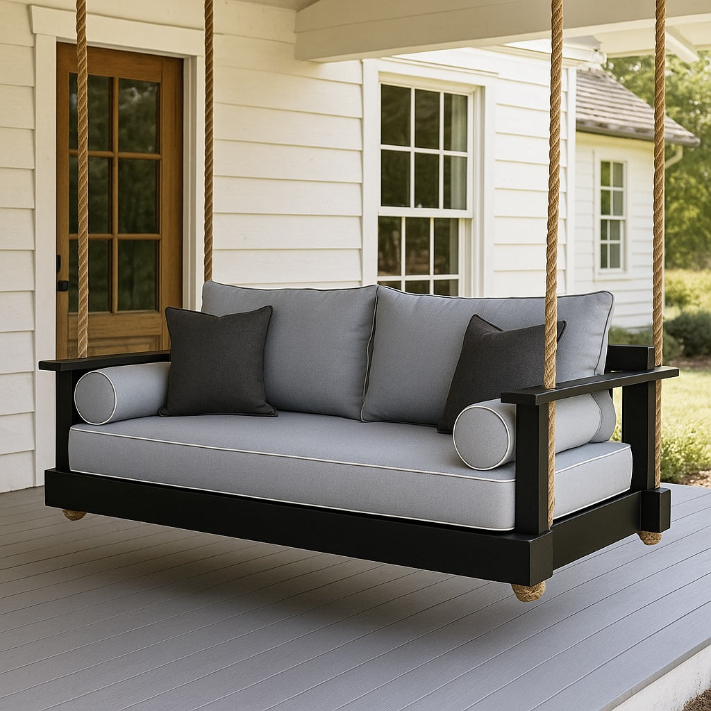 Malvern Swing Bed Cushion Set (Sunbrella) - Easy Breezy Porch Swings