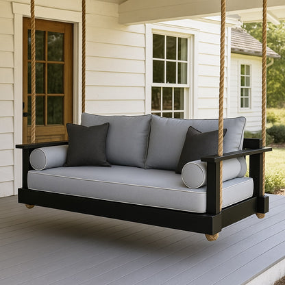 Malvern Swing Bed Cushion Set (Sunbrella) - Easy Breezy Porch Swings