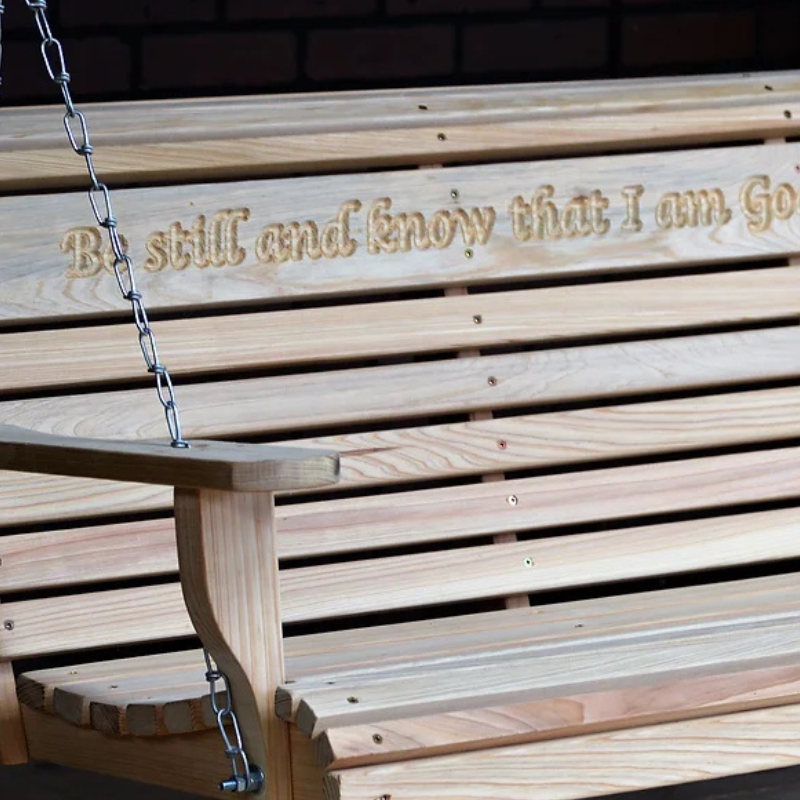 Cypress Roll Swing - custom_engraving