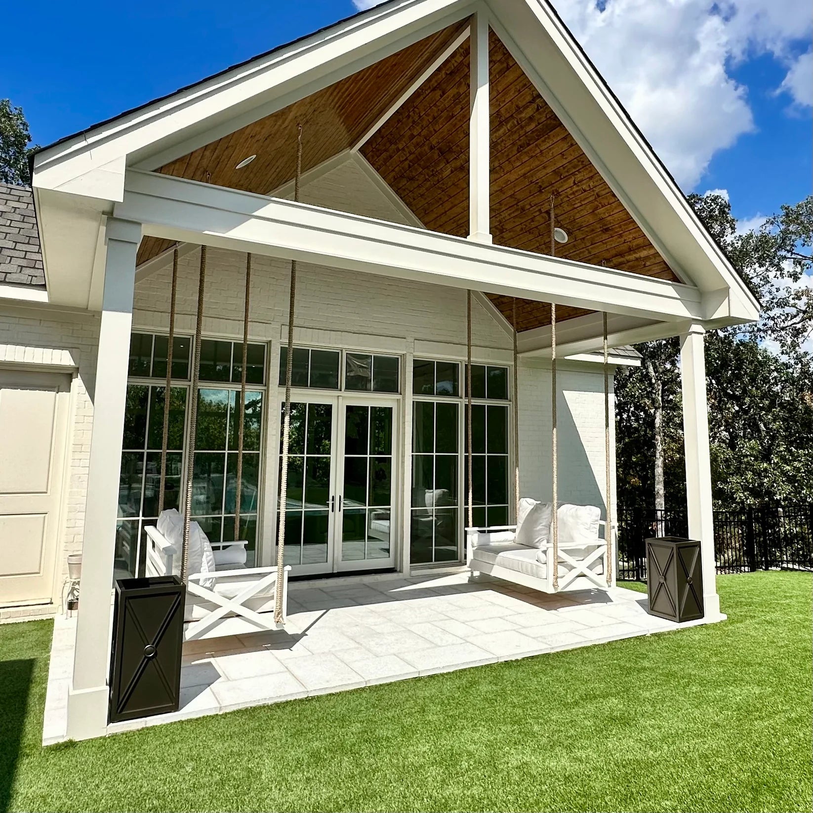 Darcy Loveseat Swing - Easy Breezy Porch Swings