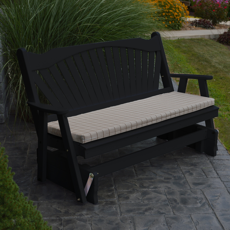 Fanback Glider - Black Paint