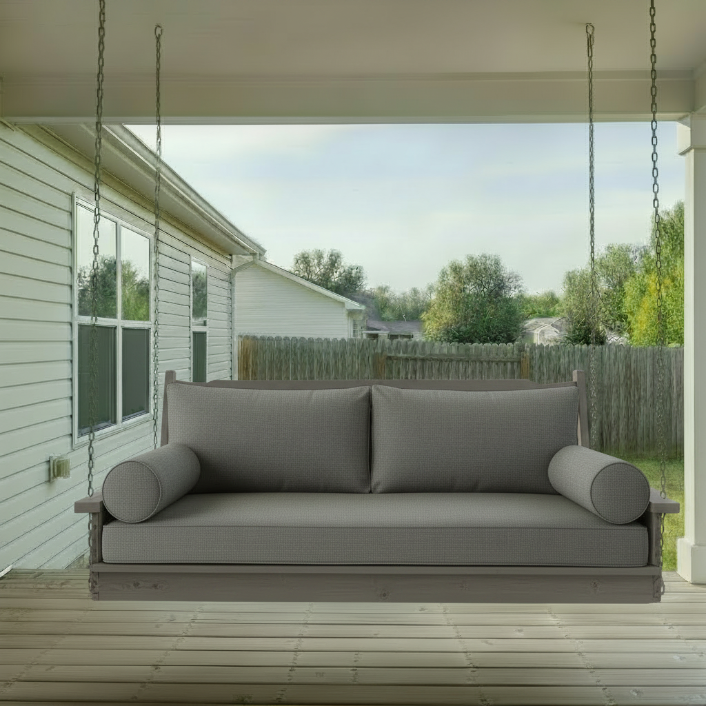 All-Inclusive Fanback Swing Bed Package with Sunbrella Cushions Included