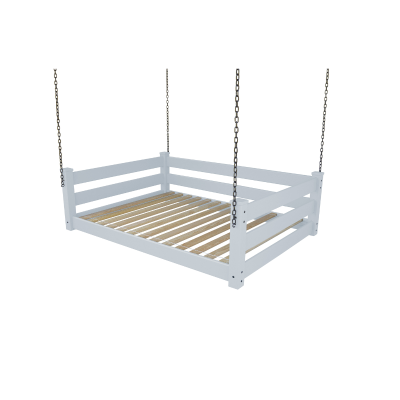 Full Homestead Hanging Daybed - White paint