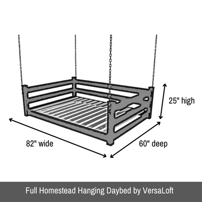 Full Homestead Hanging Daybed by VersaLoft