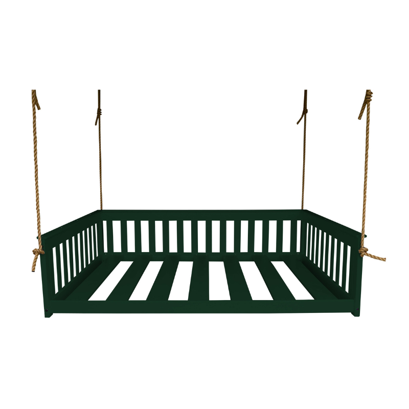 Full Mission Hanging Daybed Dark Green Paint
