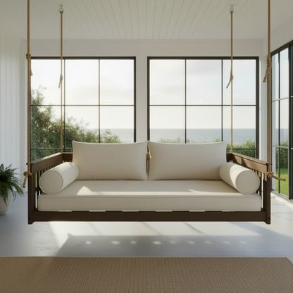 Full Mission Hanging Daybed - Easy Breezy Porch Swings