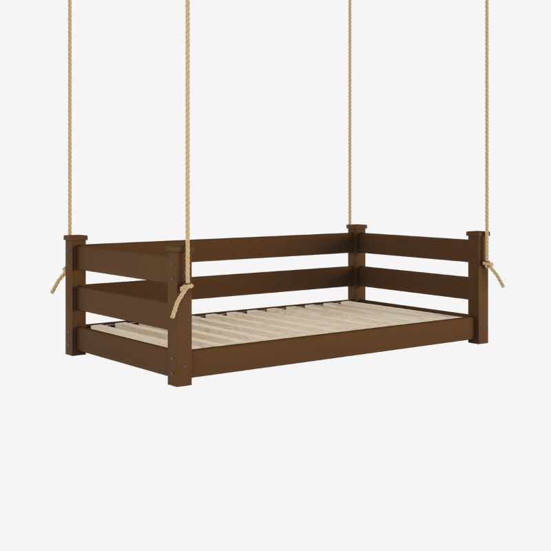 Heritage Porchcraft Classic Wood Swing Bed - Easy Breezy Porch Swings