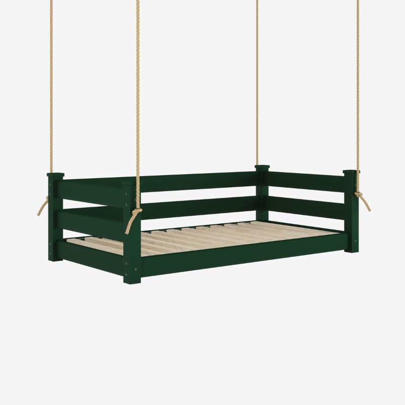 Heritage Porchcraft Classic Wood Swing Bed - Easy Breezy Porch Swings