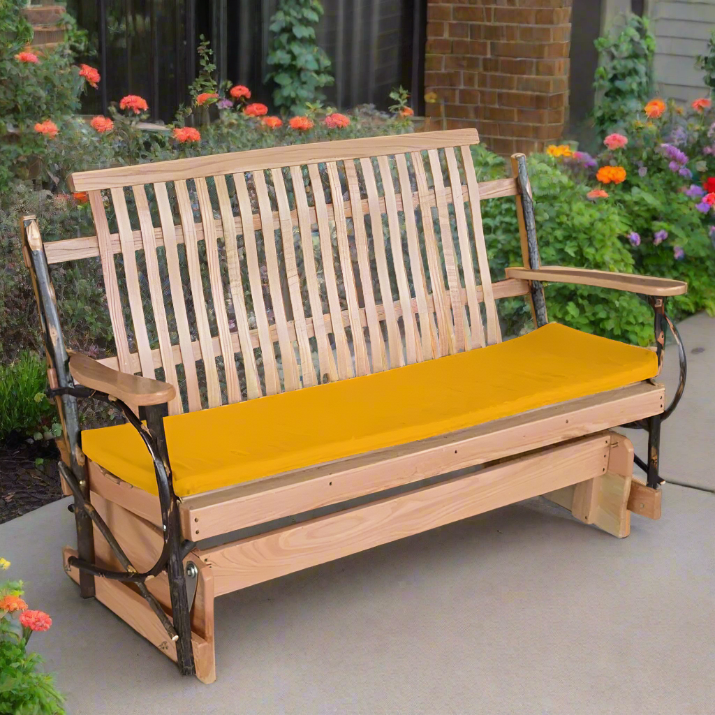 Hickory Porch Glider - Yellow