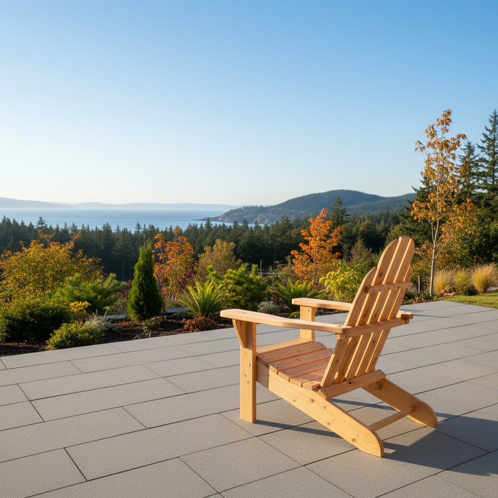 Idaho Cedar Adirondack Chair - Easy Breezy Porch Swings