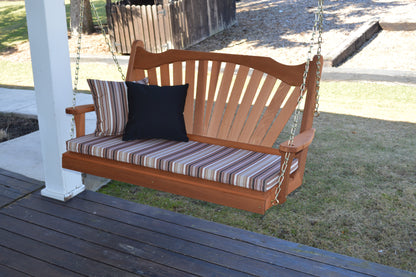 Fanback Porch Swing - Easy Breezy Porch Swings