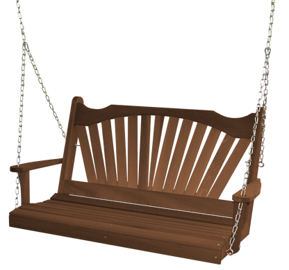 Fanback Porch Swing - Easy Breezy Porch Swings