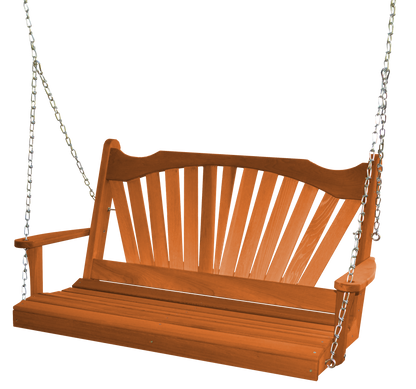 Fanback Porch Swing - Easy Breezy Porch Swings