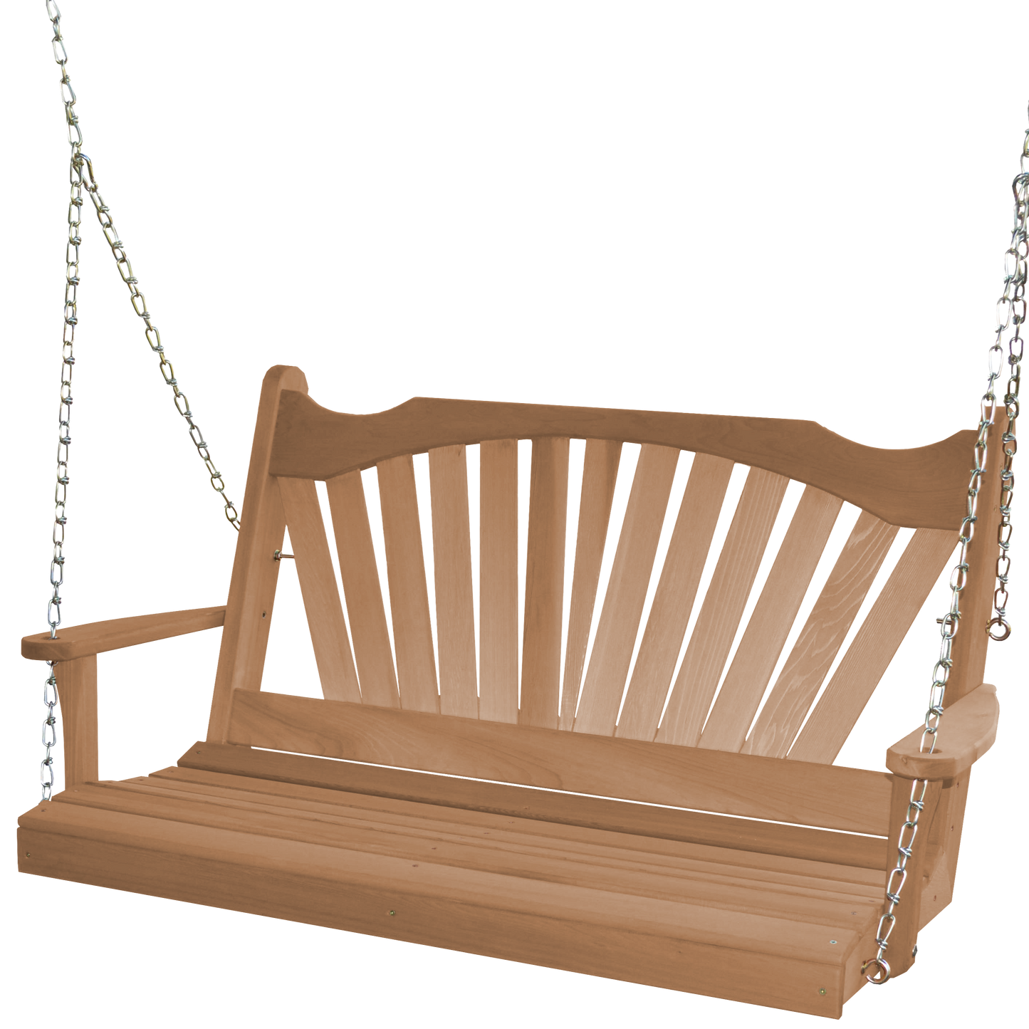 Fanback Porch Swing - Easy Breezy Porch Swings