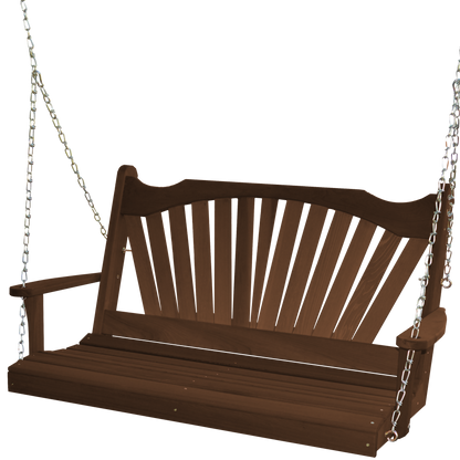 Fanback Porch Swing - Easy Breezy Porch Swings