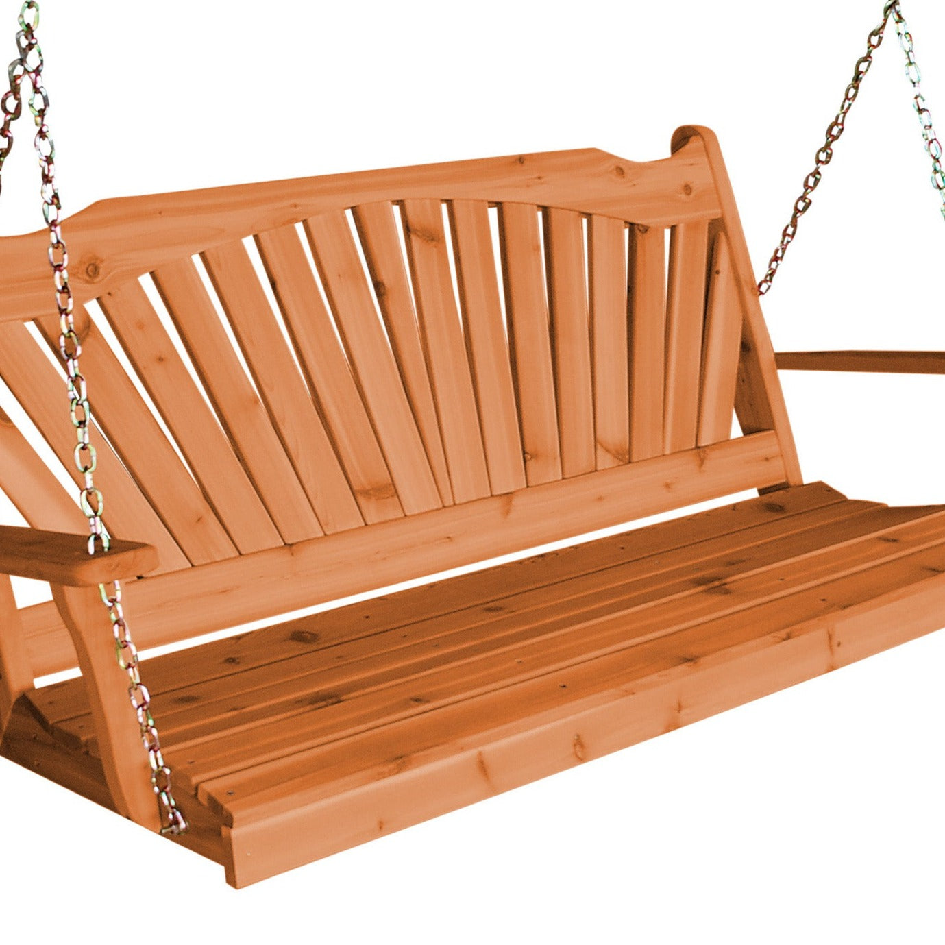 Fanback Porch Swing - Easy Breezy Porch Swings