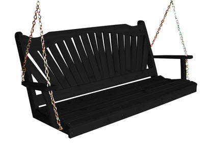 Fanback Porch Swing - Easy Breezy Porch Swings