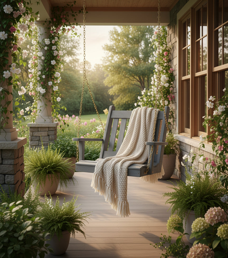 Item401C2_TraditionalEnglishChairSwing-Pine_Porch_Swings_Classic_Style_Lightweight_Comfort