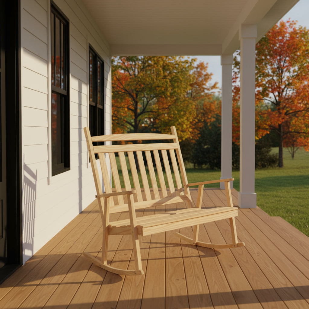 2x4 Rocker Classic Double Porch Rocker