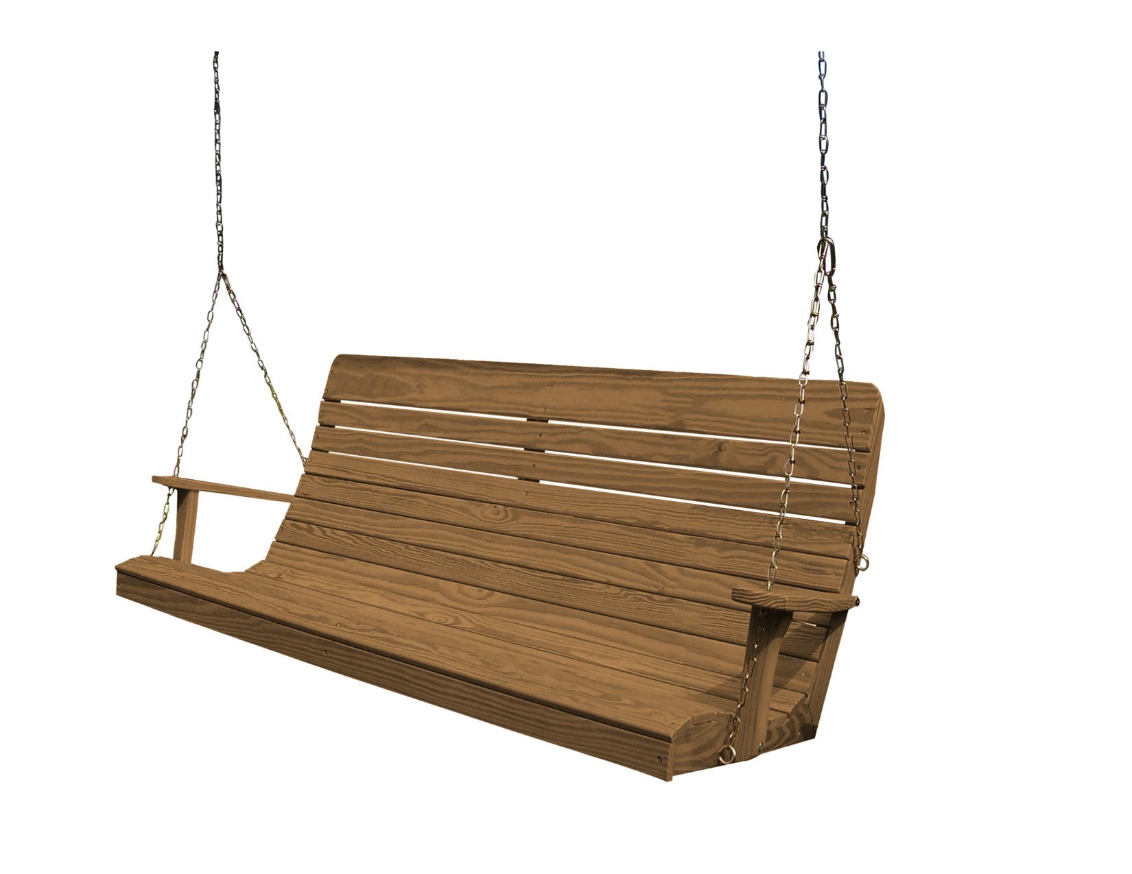 Highback Pressure Treated Porch Swing - Easy Breezy Porch Swings