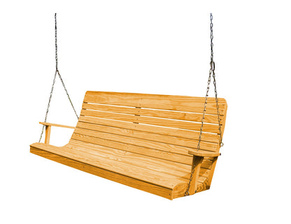 Highback Pressure Treated Porch Swing - Easy Breezy Porch Swings