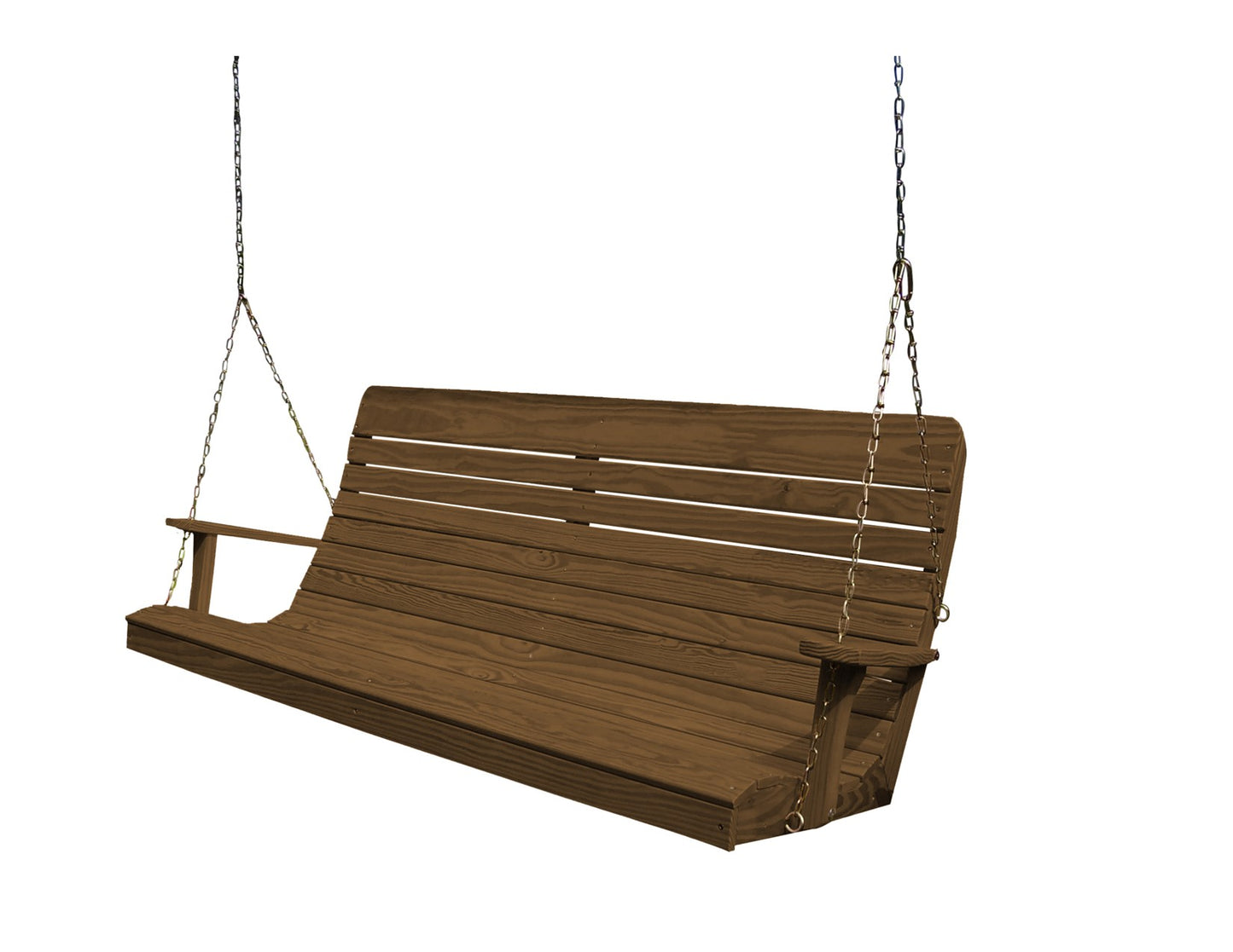 Highback Pressure Treated Porch Swing - Easy Breezy Porch Swings