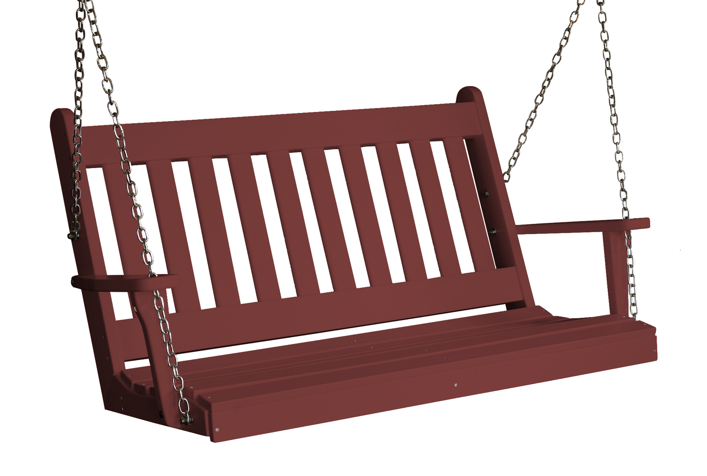Traditional English Recycled Plastic Porch Swing