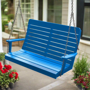 Winston Recycled Plastic Porch Swing - Easy Breezy Porch Swings