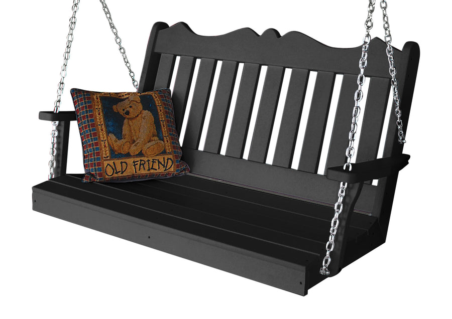 Royal English Poly Porch Swing