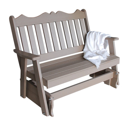 Poly Royal English Glider - Easy Breezy Porch Swings