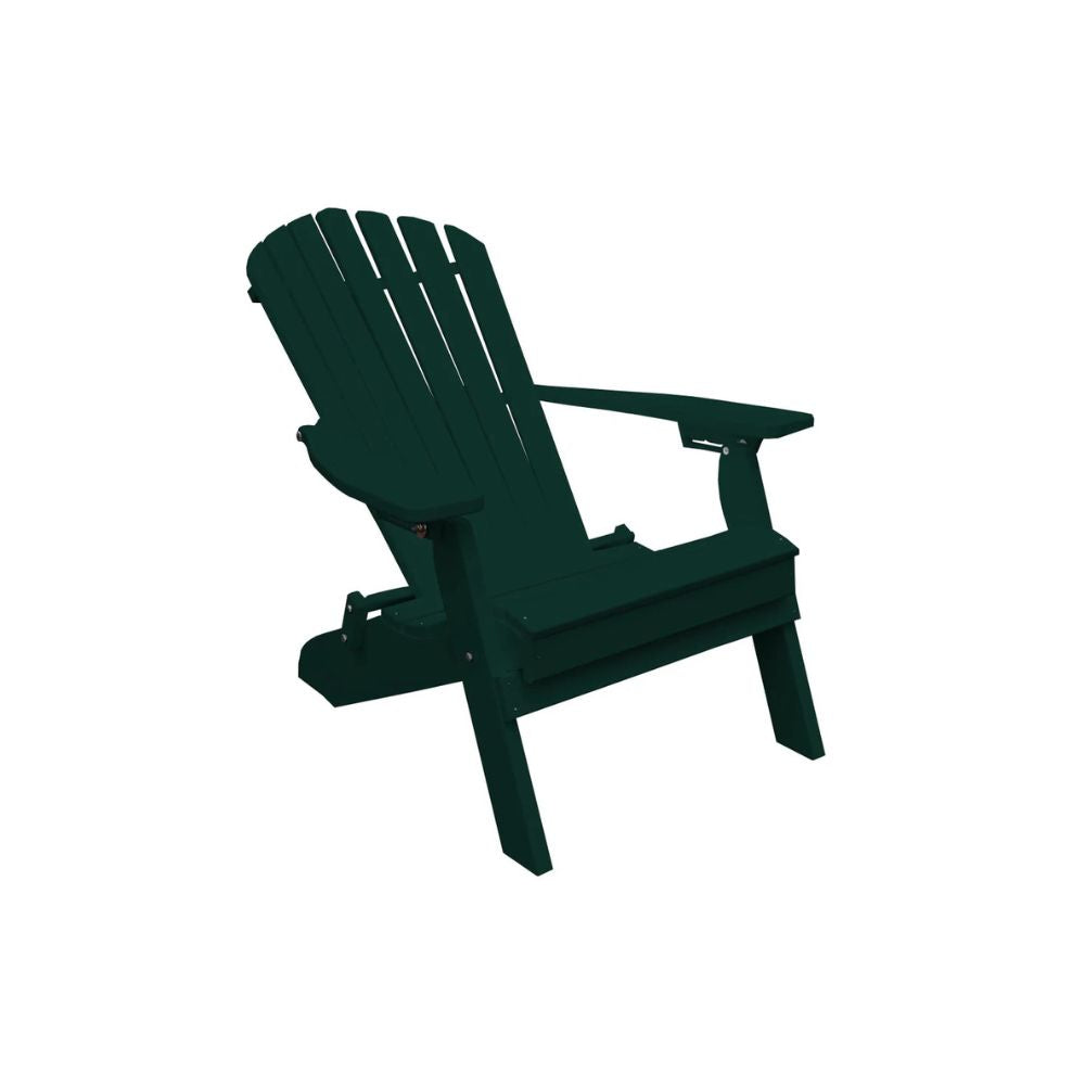 Poly Folding/Reclining Adirondack Chair by Heritage Porchcraft - Easy Breezy Porch Swings