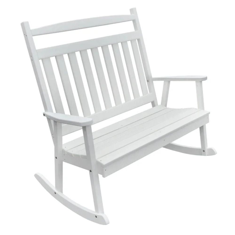 Poly Classic Double Porch Rocker - Easy Breezy Porch Swings