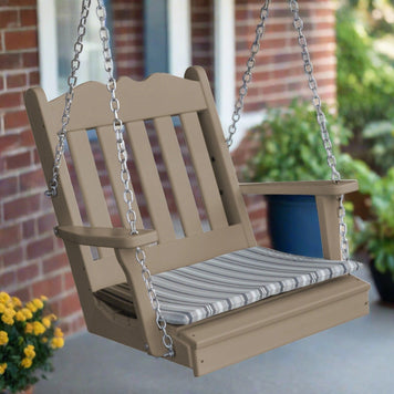 Royal English Poly Chair Swing - Easy Breezy Porch Swings