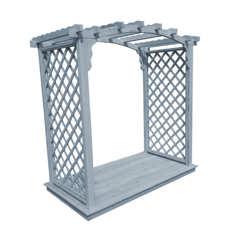 Jamesport Arbor + Deck1 - Gray Stain