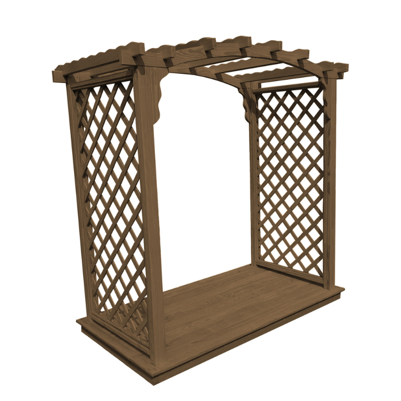 Jamesport Arbor + Deck1 - Mushroom Stain