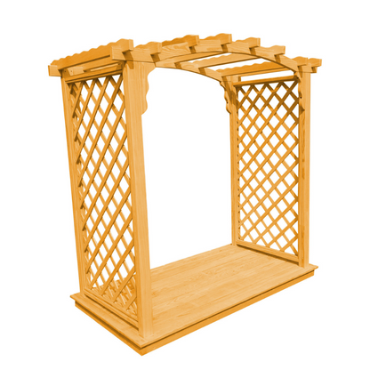 Jamesport Arbor + Deck1 - Natural Stain