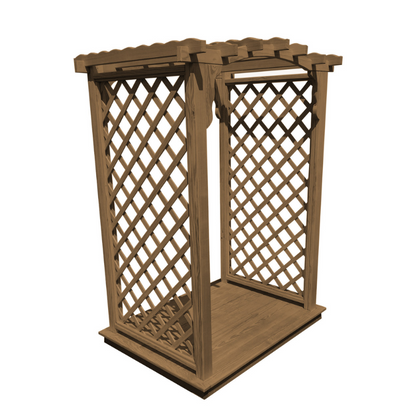 Jamesport Arbor + Deck - Mushroom Stain