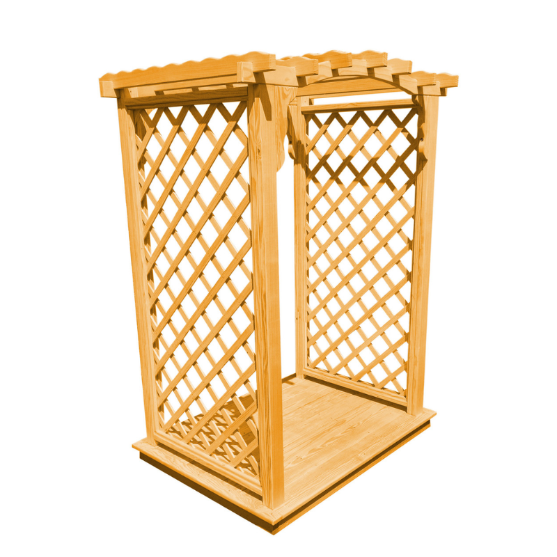 Jamesport Arbor + Deck - Natural Stain