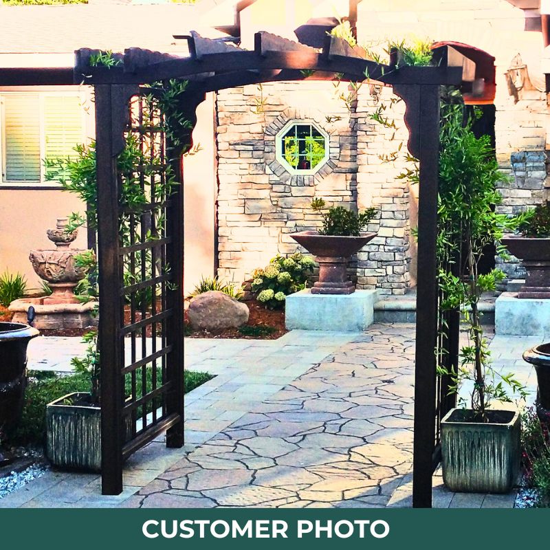 Cambridge Cedar Arbor - Easy Breezy Porch Swings