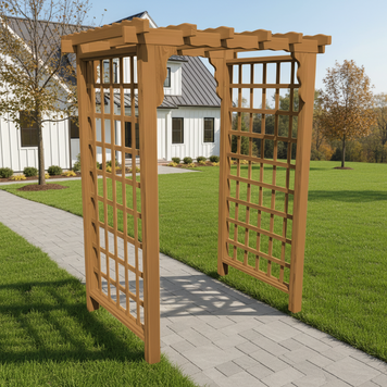 Lexington Arbor - Cedar Stain