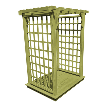 Lexington Arbor + Deck - Linden Leaf Stain