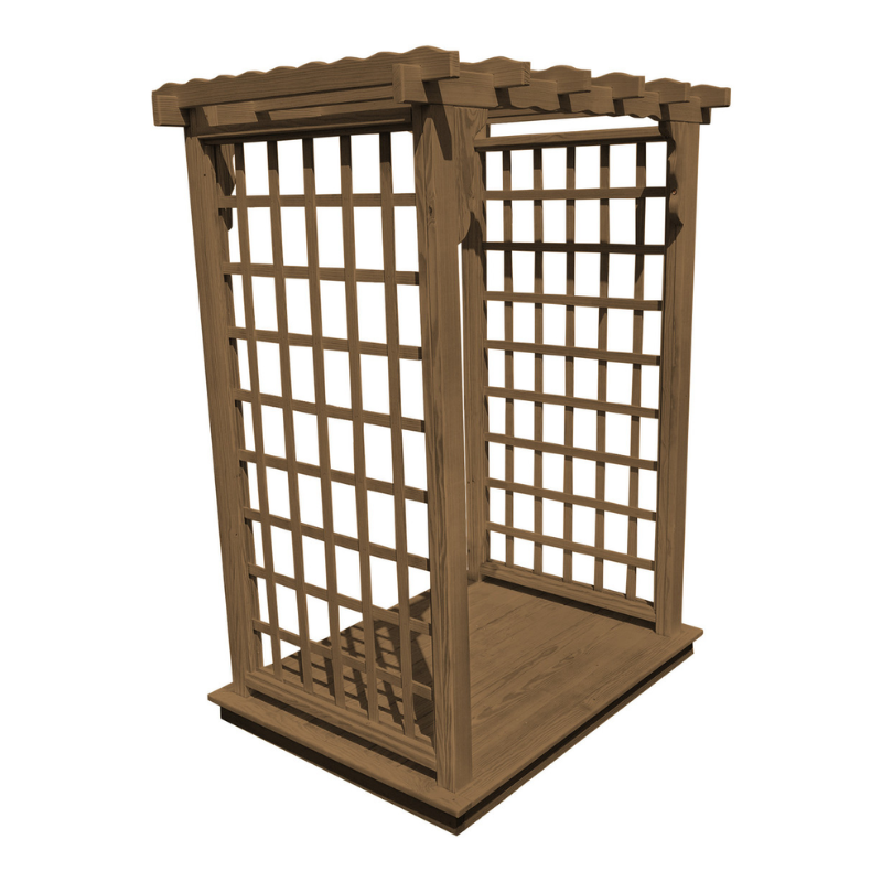 Lexington Arbor + Deck - Mushroom Stain