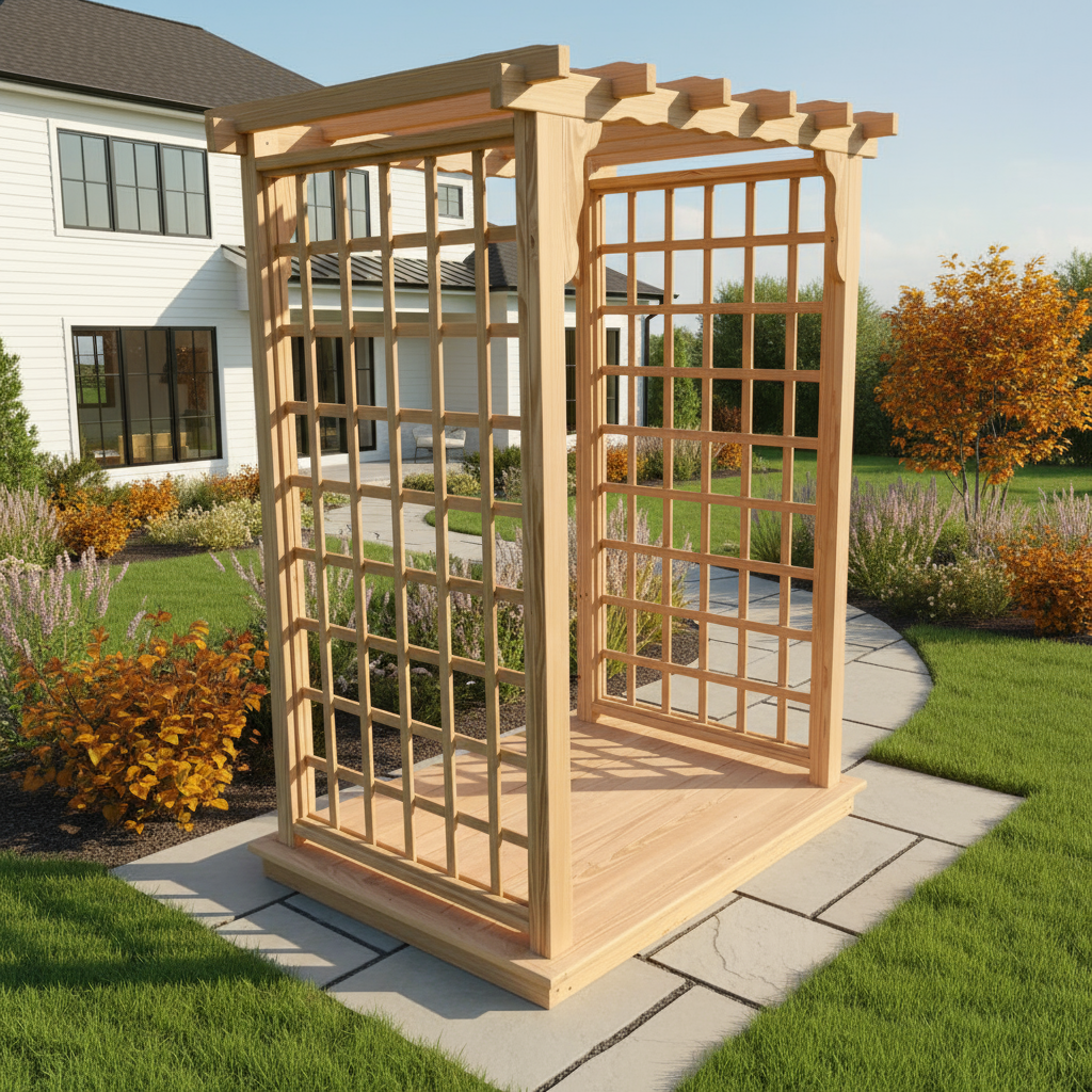 Lexington Arbor + Deck - Unfinished