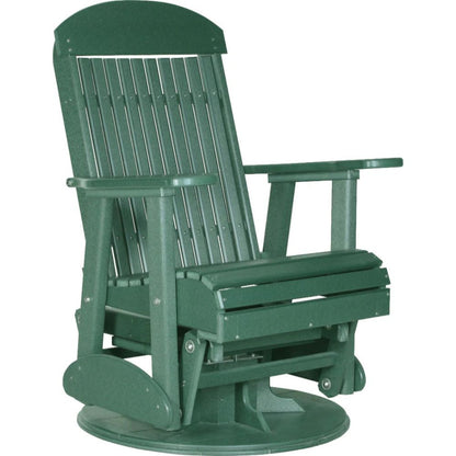 LuxCraft_2_Foot_Classic_Swivel_Glider_-_Green_