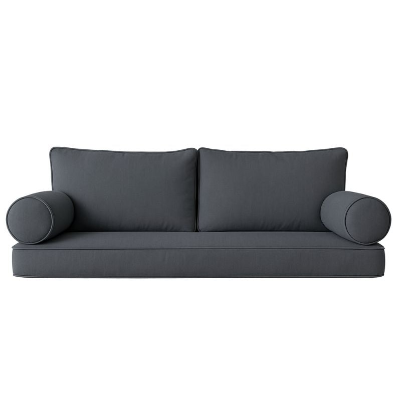 Malvern Swing Bed Cushion Set (Sunbrella) - Canvas Black