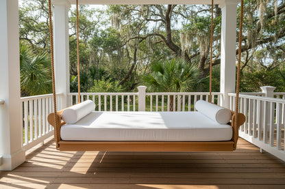Newberry Poly Swing Bed (cushions included) - Easy Breezy Porch Swings