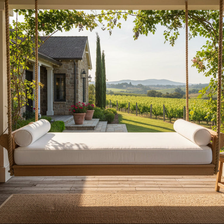 Newberry Pine Swing Bed - Easy Breezy Porch Swings