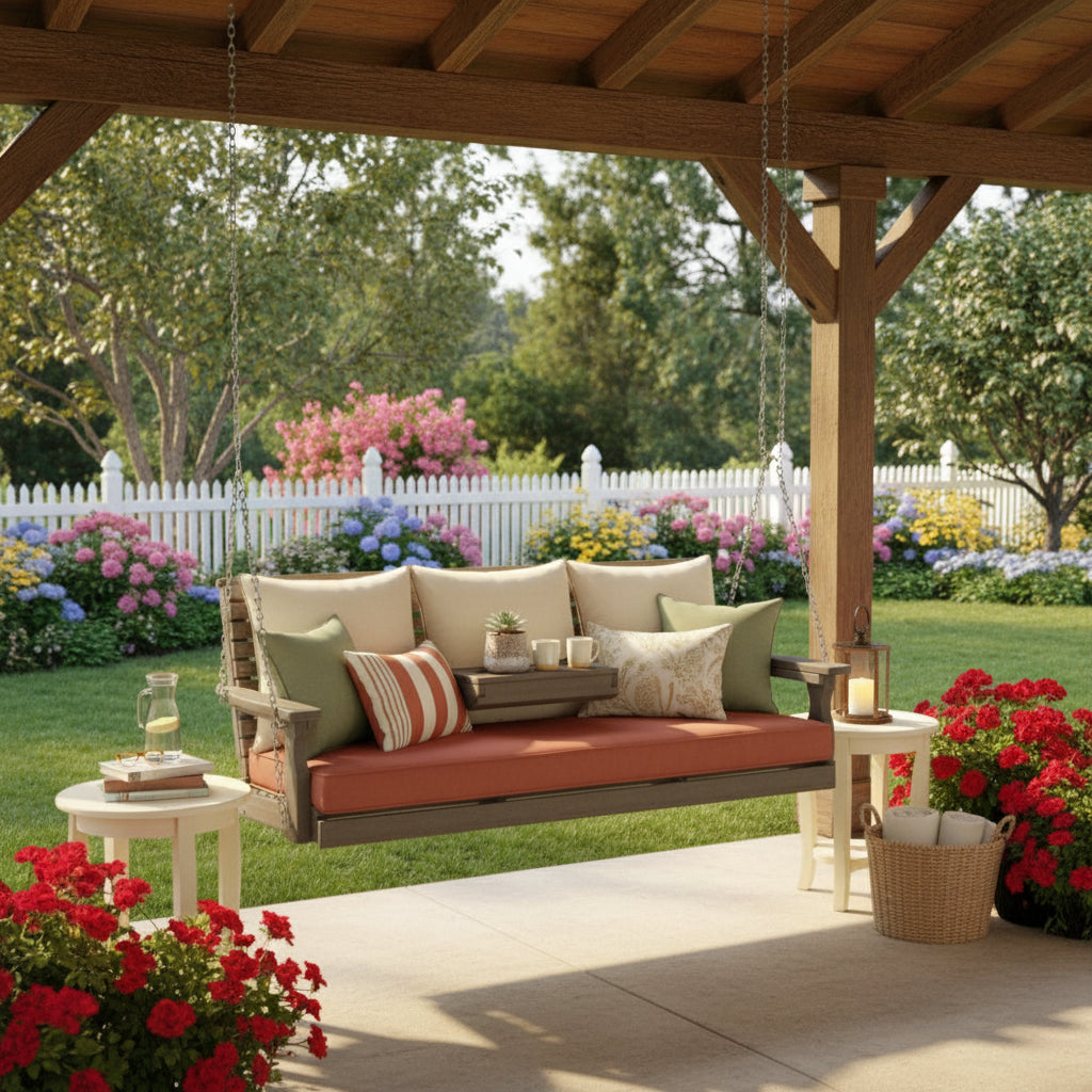 Our Porch Swings Collection
Slow Down. Kick Back. Swing Your Worries Away.